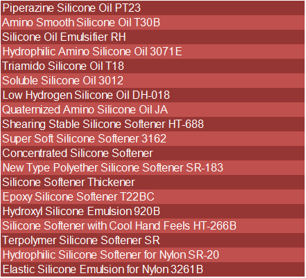 silicone oil and softener